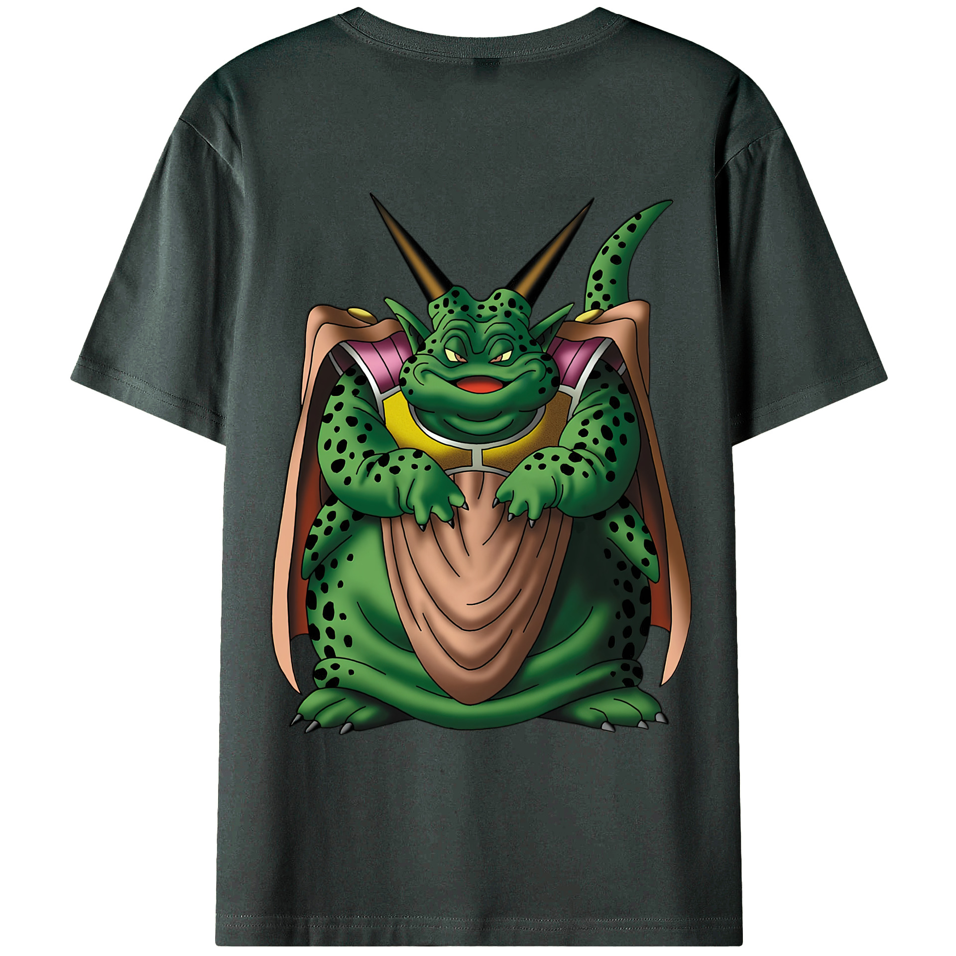 （画像用） ドラゴンクエスト Doragon Kuesuto Dragon Quest 綿100％ メンズ半袖Tシャツ（バックプリント） 通気性